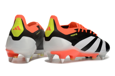 Adidas Predator 24 Elite SG Football Boots - Black/White/Red