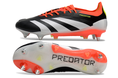 Adidas Predator 24 Elite SG Football Boots - Black/White/Red