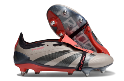 Adidas Predator Elite Foldover Tongue SG Football Boots - Gold/Blue/Red