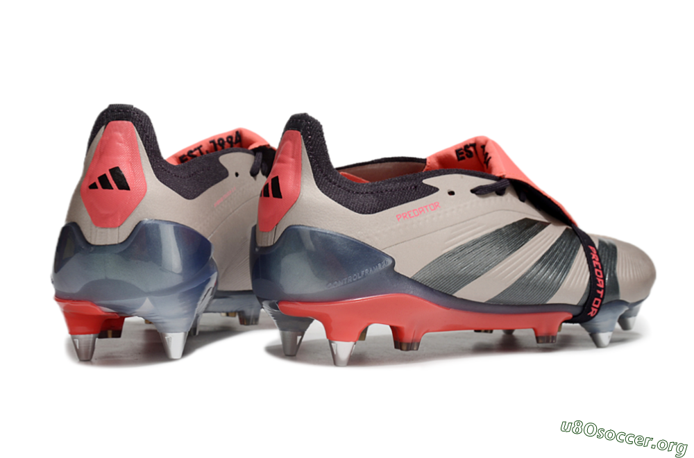 Adidas Predator Elite Foldover Tongue SG Football Boots - Gold/Blue/Red 6