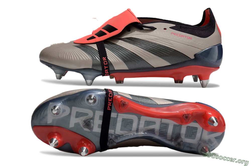 Adidas Predator Elite Foldover Tongue SG Football Boots - Gold/Blue/Red 1