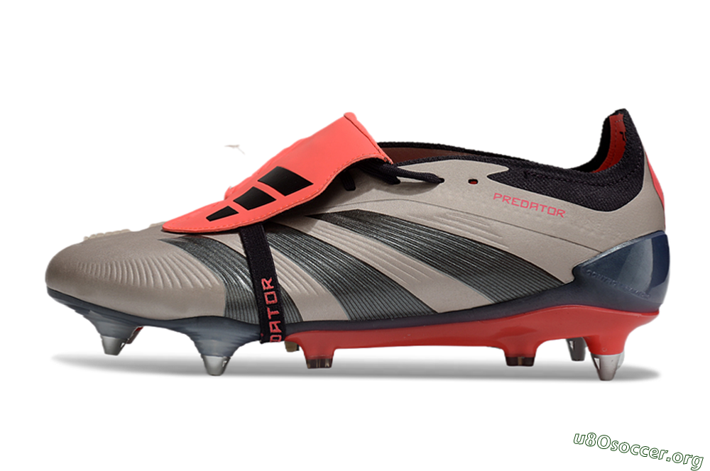 Adidas Predator Elite Foldover Tongue SG Football Boots - Gold/Blue/Red 3