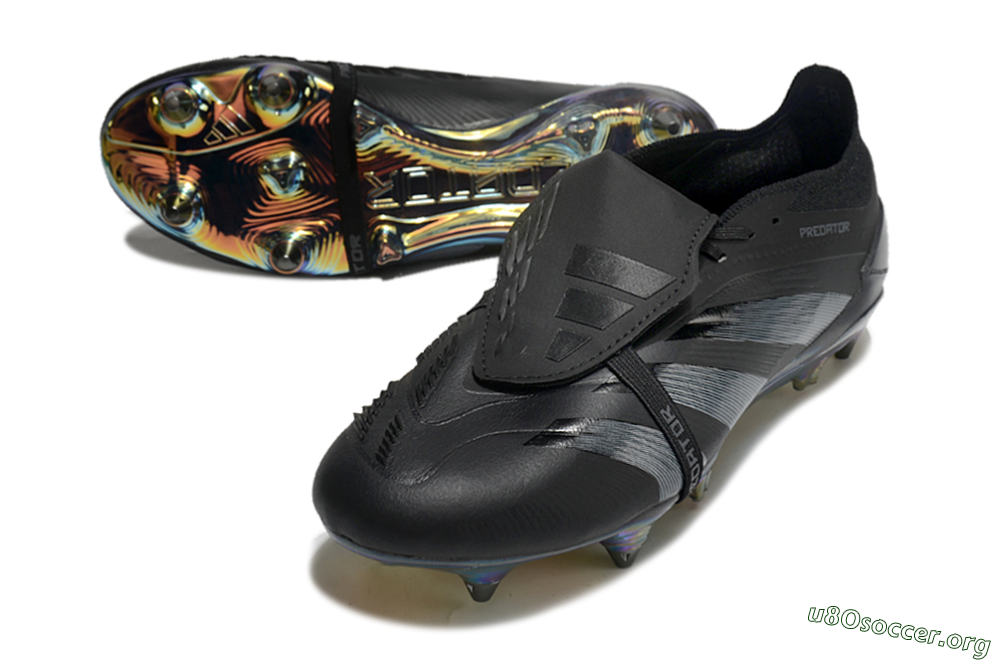 Adidas Predator Elite Foldover Tongue SG Football Boots - Black/Silver/Gold 0
