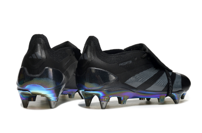 Adidas Predator Elite Foldover Tongue SG Football Boots - Black/Silver/Gold