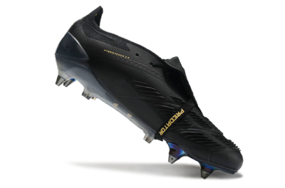 Adidas Predator Elite Foldover Tongue SG Football Boots - Black/Silver/Gold