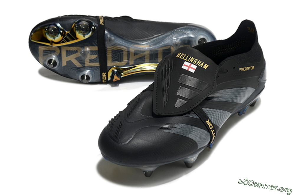 Adidas Predator Elite Foldover Tongue SG Football Boots - Black/Silver/Gold 0