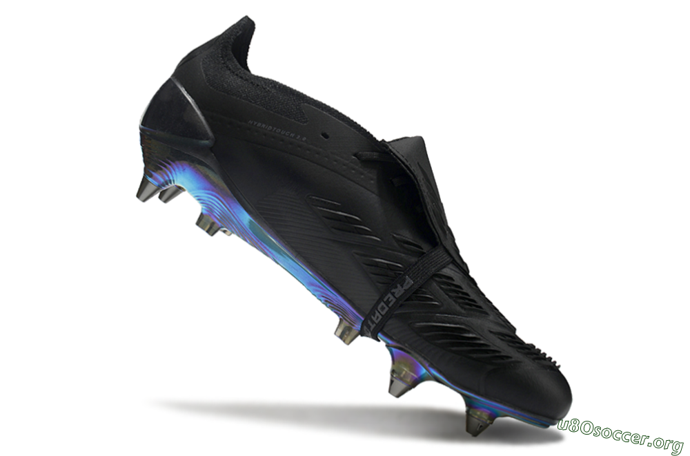 Adidas Predator Elite Foldover Tongue SG Football Boots - Black/Silver/Gold 4