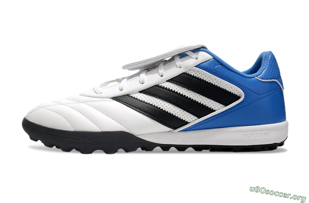 Adidas Copa Gloro 2 TF Football Shoes - White/Black/Blue 3