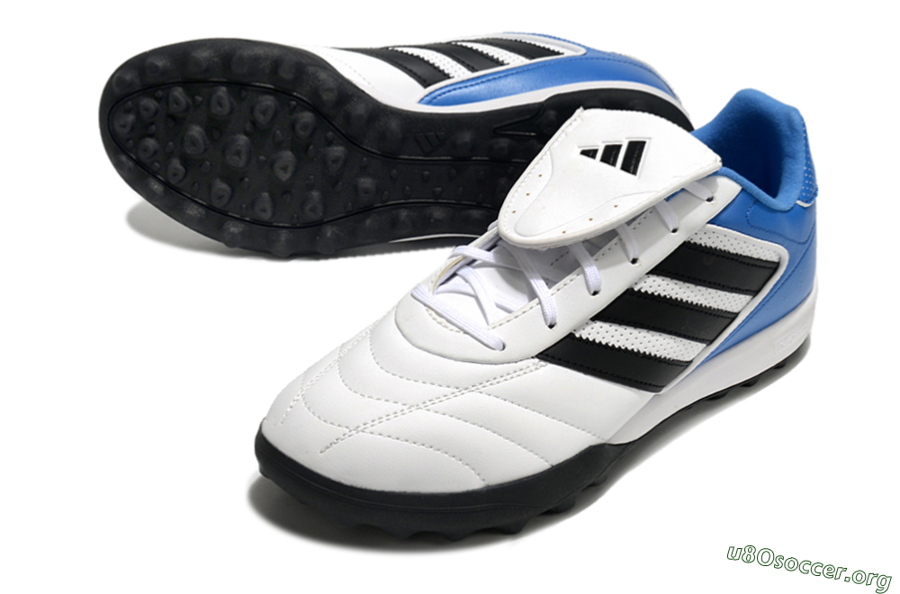 Adidas Copa Gloro 2 TF Football Shoes - White/Black/Blue 0