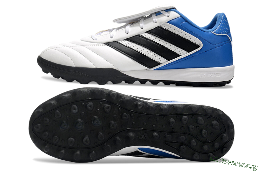 Adidas Copa Gloro 2 TF Football Shoes - White/Black/Blue 1