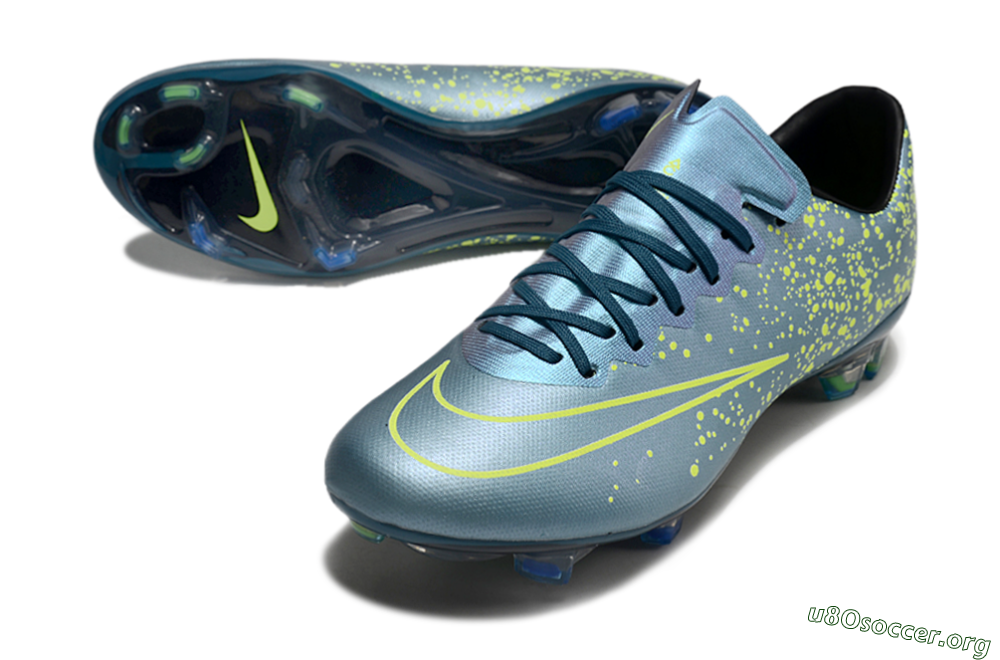 Nike Mercurial Vapor 10 FG Football Boots - Jade/Yellow/Black 0