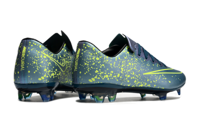 Nike Mercurial Vapor 10 FG Football Boots - Jade/Yellow/Black