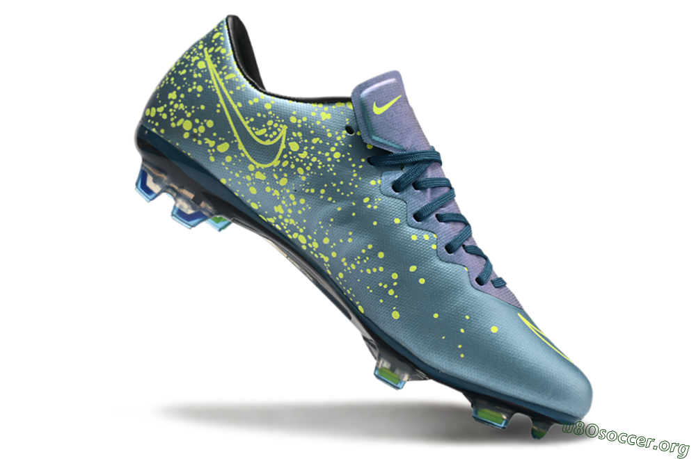 Nike Mercurial Vapor 10 FG Football Boots - Jade/Yellow/Black 4