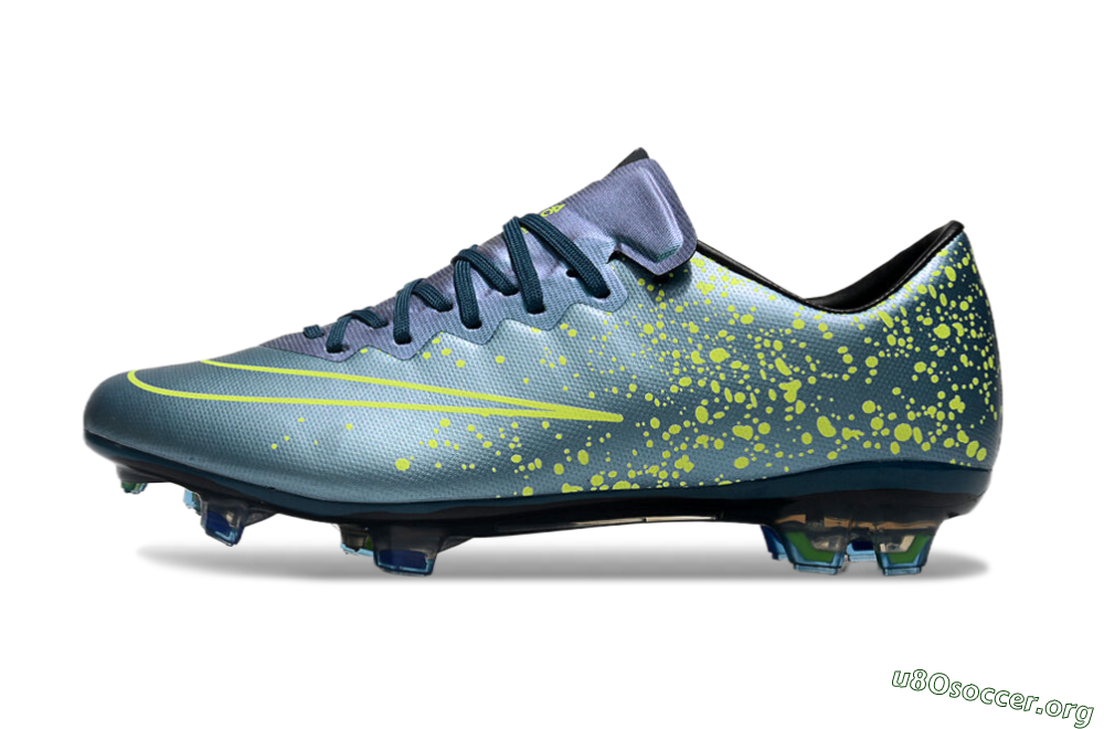 Nike Mercurial Vapor 10 FG Football Boots - Jade/Yellow/Black 3