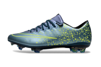 Nike Mercurial Vapor 10 FG Football Boots - Jade/Yellow/Black