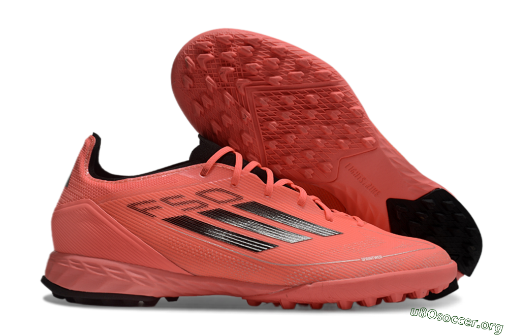 Adidas F50 Pro TF Football Shoes - Red/Black 2