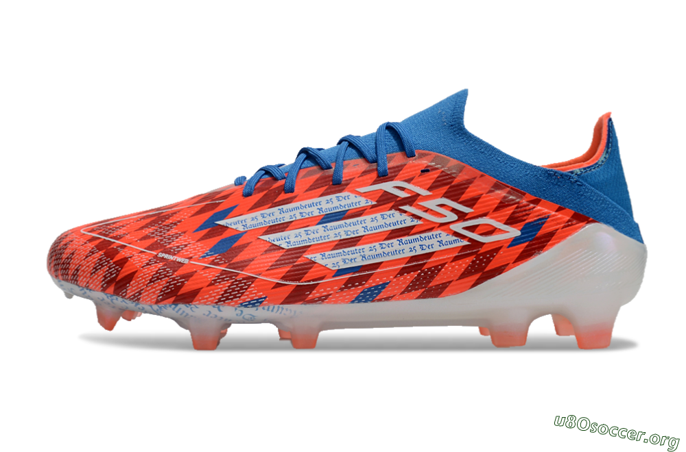 Adidas F50 Elite FG Football Boots - Red/White/Blue 3