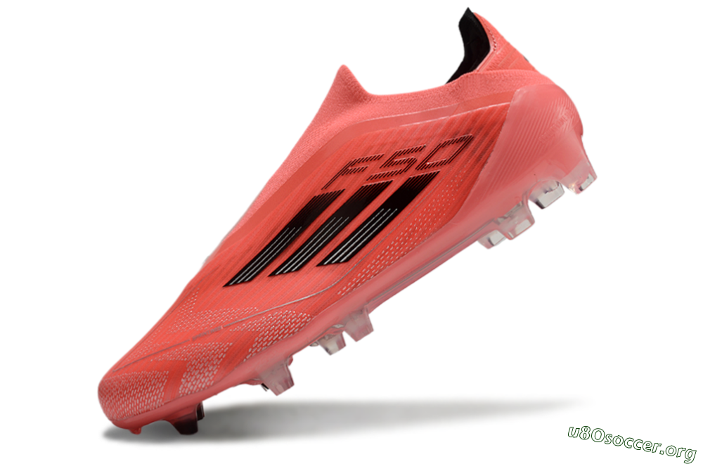 Adidas F50 Elite Laceless FG Football Boots - Red/Black 5