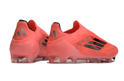 Adidas F50 Elite Laceless FG Football Boots - Red/Black