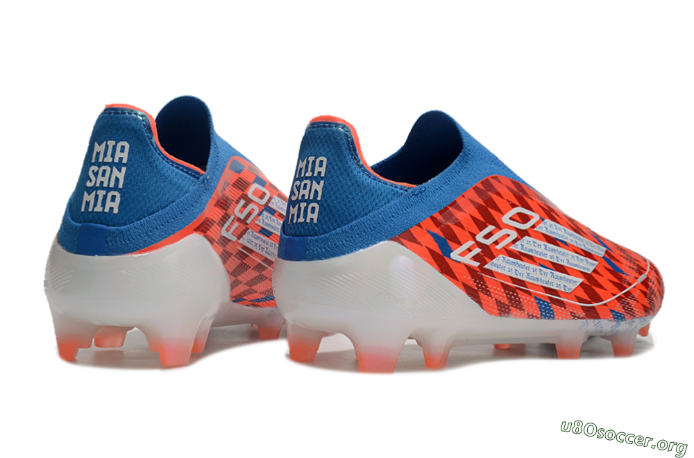 Adidas F50 Elite Laceless FG Football Boots - Red/White/Blue 6