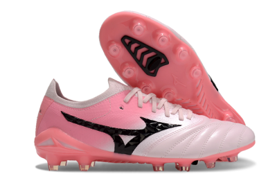 Mizuno Morelia Neo 4 FG Football Boots - Pink/Black/White