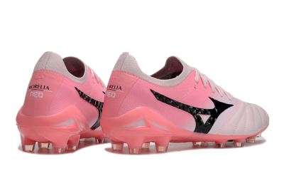 Mizuno Morelia Neo 4 FG Football Boots - Pink/Black/White