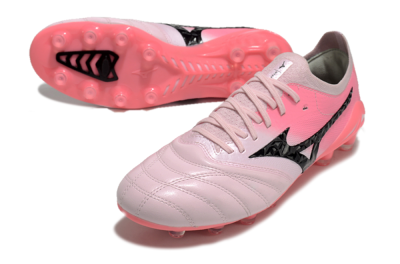 Mizuno Morelia Neo 4 FG Football Boots - Pink/Black/White