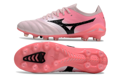 Mizuno Morelia Neo 4 FG Football Boots - Pink/Black/White
