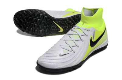 Nike Phantom Luna Elite NU TF Football Shoes - Grey/Yellow/Black