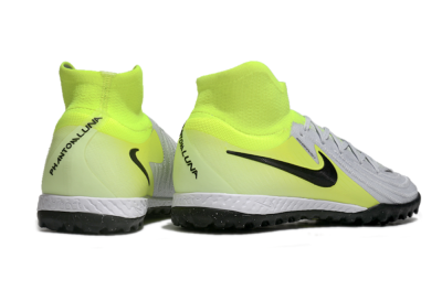 Nike Phantom Luna Elite NU TF Football Shoes - Grey/Yellow/Black