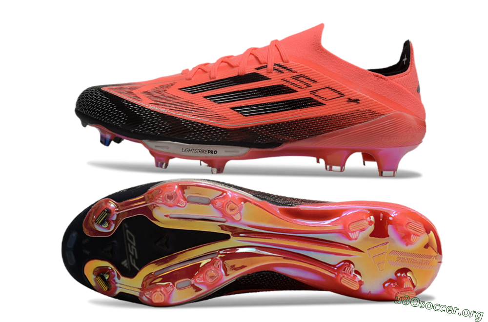 Adidas F50+ Lightstrike Pro FG Football Boots - Red/Black 1
