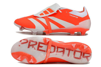 Adidas Predator Elite Foldover Tongue FG Football Boots - Red/White