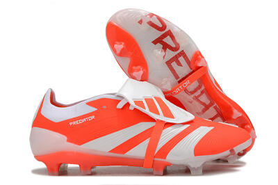 Adidas Predator Elite Foldover Tongue FG Football Boots - Red/White