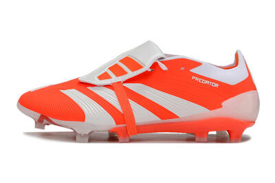 Adidas Predator Elite Foldover Tongue FG Football Boots - Red/White