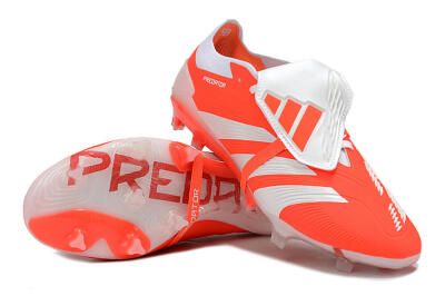 Adidas Predator Elite Foldover Tongue FG Football Boots - Red/White