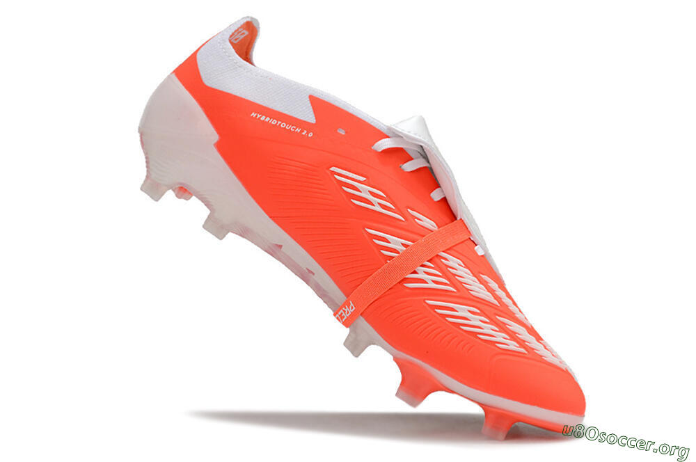 Adidas Predator Elite Foldover Tongue FG Football Boots - Red/White 4