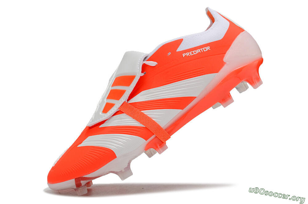 Adidas Predator Elite Foldover Tongue FG Football Boots - Red/White 5
