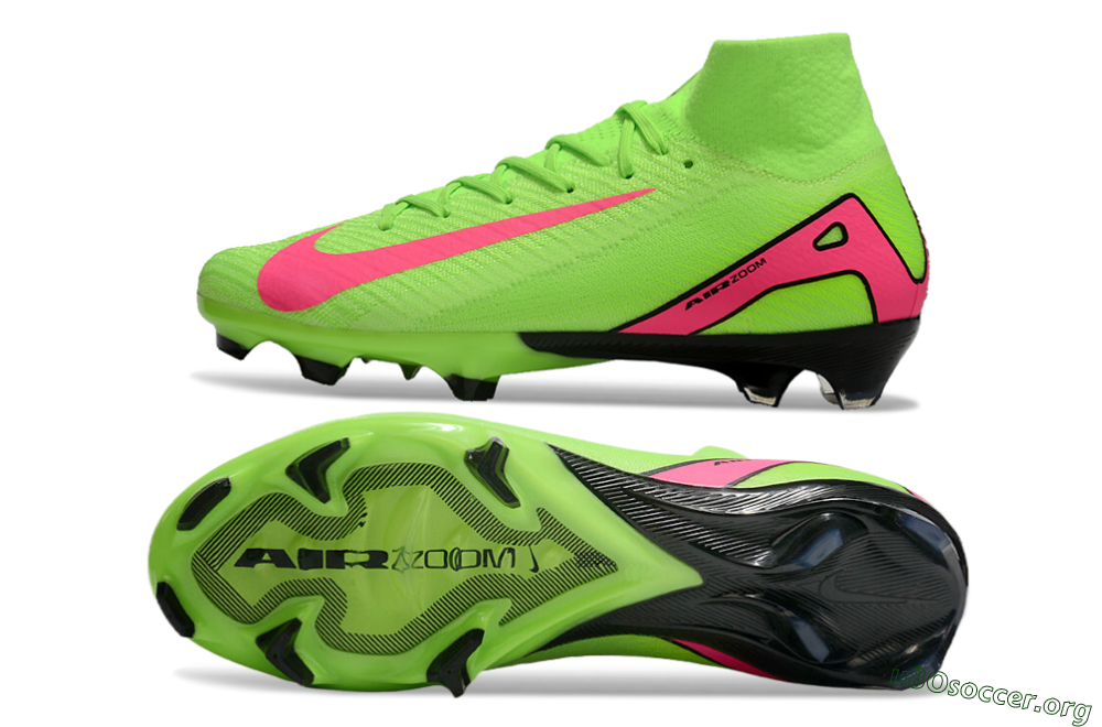 Nike Air Zoom Mercurial Superfly 10 Elite FG Football Boots - Yellow/Pink/Black 1