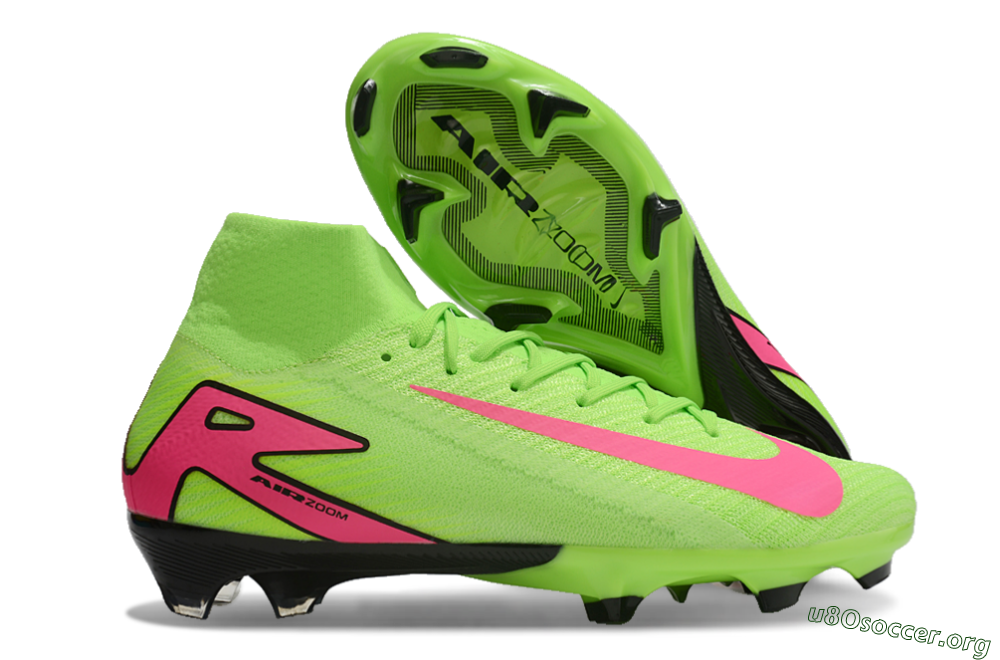 Nike Air Zoom Mercurial Superfly 10 Elite FG Football Boots - Yellow/Pink/Black 2