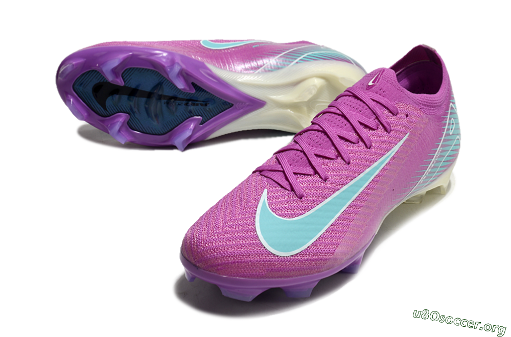 Nike Air Zoom Mercurial Vapor 16 Elite FG Football Boots - Purple/Mint 0