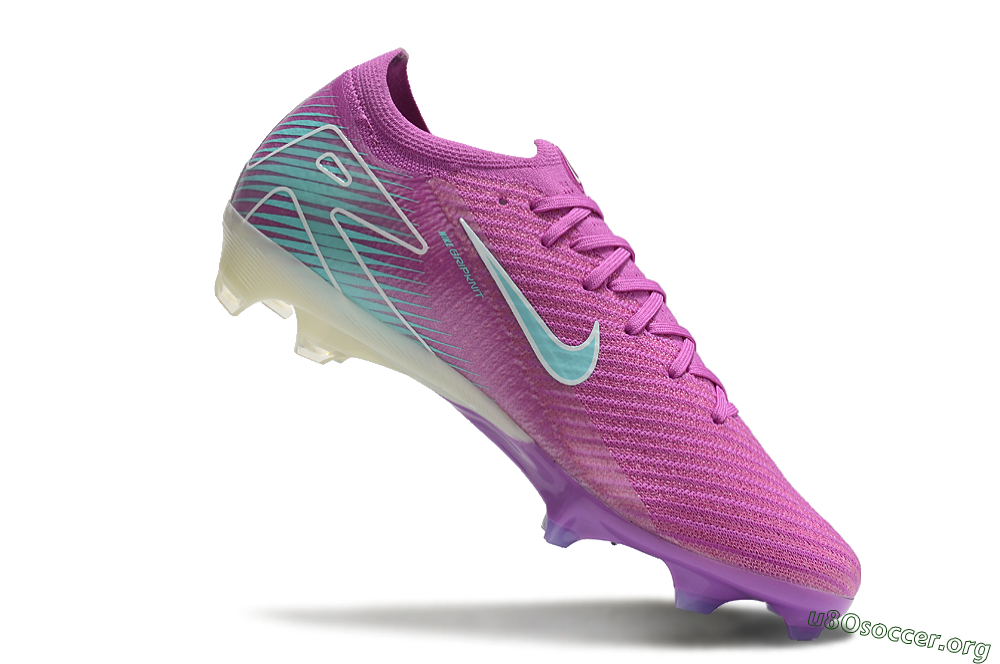 Nike Air Zoom Mercurial Vapor 16 Elite FG Football Boots - Purple/Mint 4