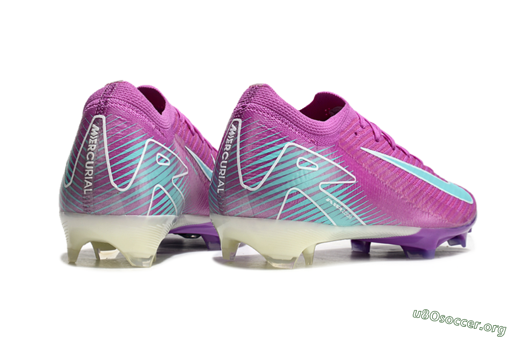 Nike Air Zoom Mercurial Vapor 16 Elite FG Football Boots - Purple/Mint 6