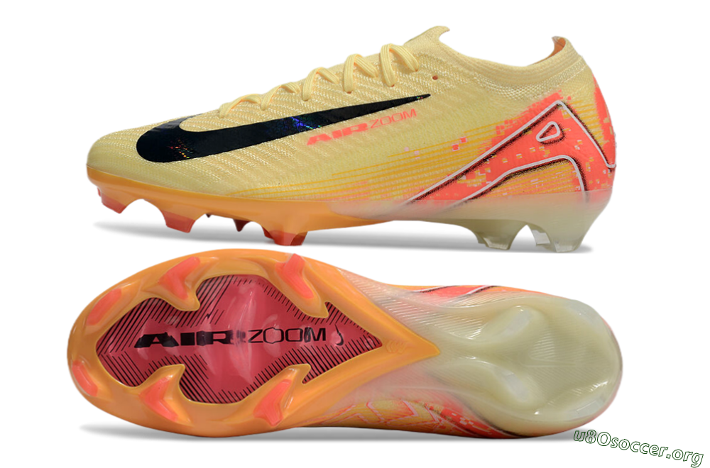 Nike Air Zoom Mercurial Vapor 16 Elite FG Football Boots - Yellow/Black/Pink 1