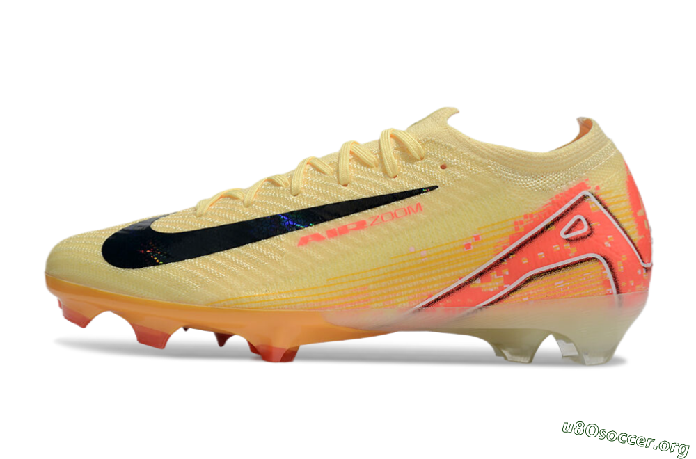 Nike Air Zoom Mercurial Vapor 16 Elite FG Football Boots - Yellow/Black/Pink 3