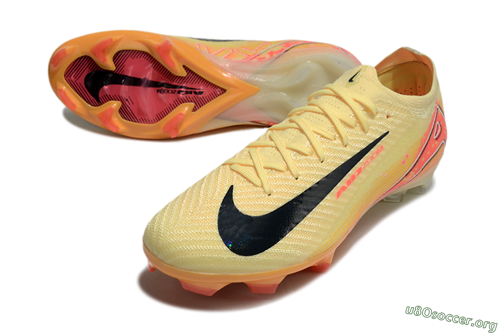 Nike Air Zoom Mercurial Vapor 16 Elite FG Football Boots - Yellow/Black/Pink 0