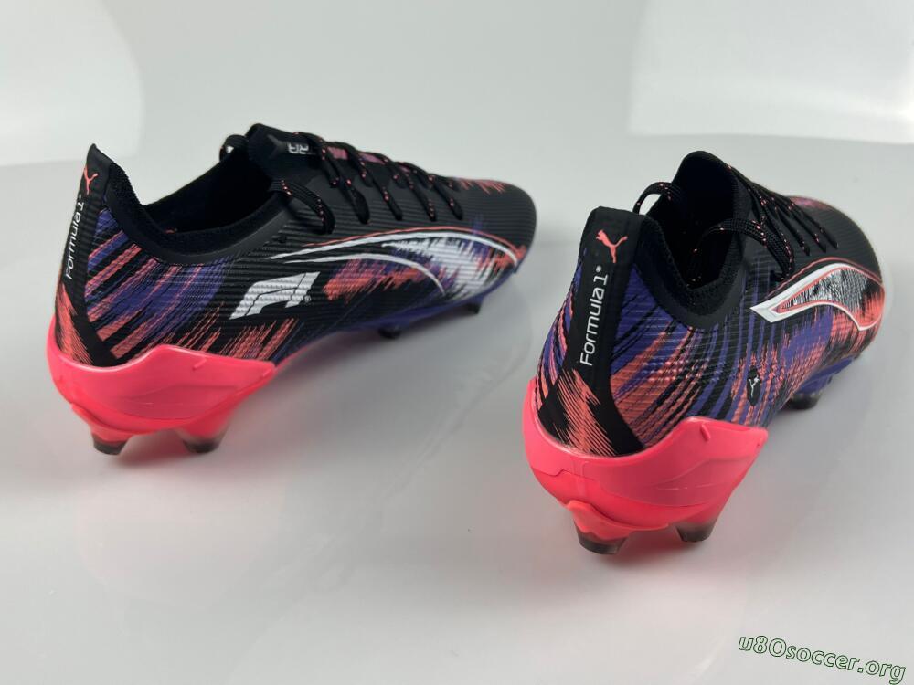 Puma Ultra Ultimate FG Football Boots - Black/White/Purple/Pink