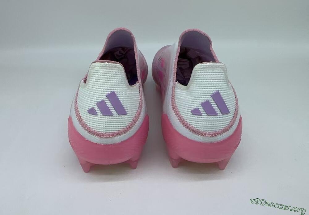 Adidas F50+ Lightstrike Elite Laceless 304 FG Football Boots - Pink/Purple/Gold