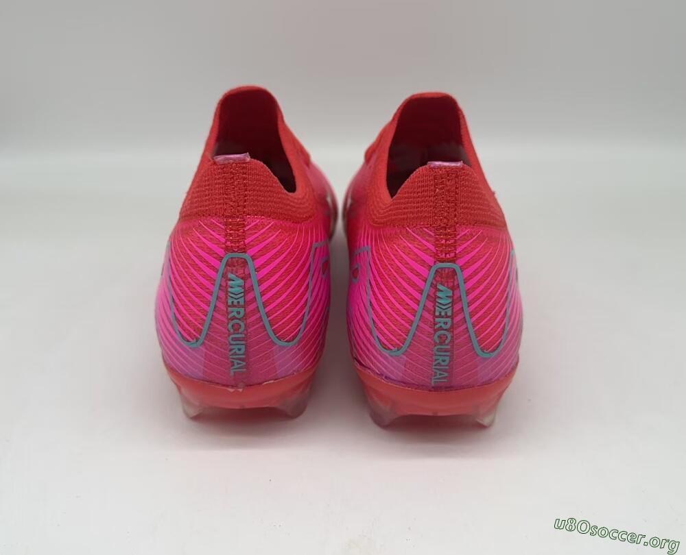 Nike Air Zoom Mercurial Vapor 16 Elite FG Football Boots - Red/Jade/White