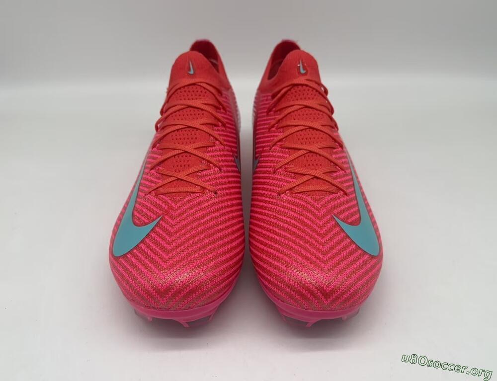 Nike Air Zoom Mercurial Vapor 16 Elite FG Football Boots - Red/Jade/White