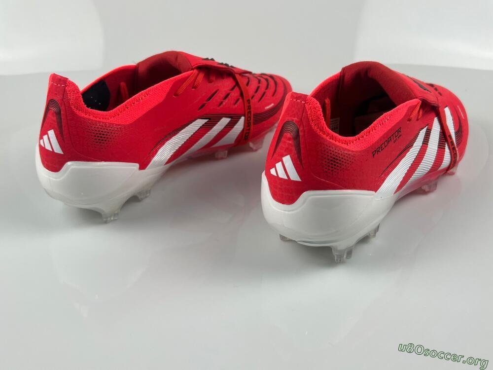 Adidas Predator Elite Foldover Tongue 2025 Pure Victory FG Football Boots - Lucid Red/White/Black